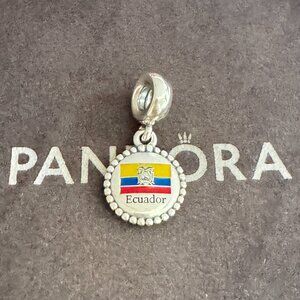 Pandora Ecuador Flag Exclusive Charm Pendant